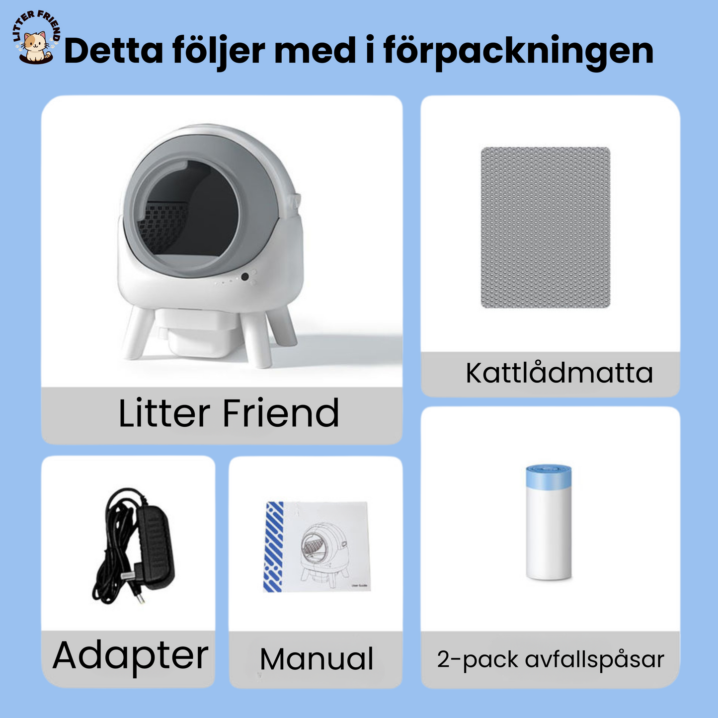 Litter Friend – din bästa vän för en ren och fräsch kattlåda